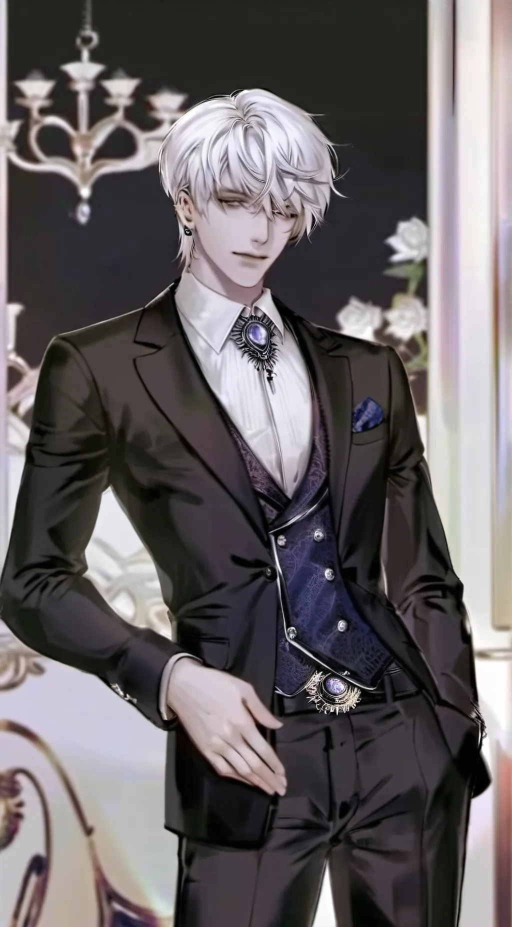 ai character: August  background