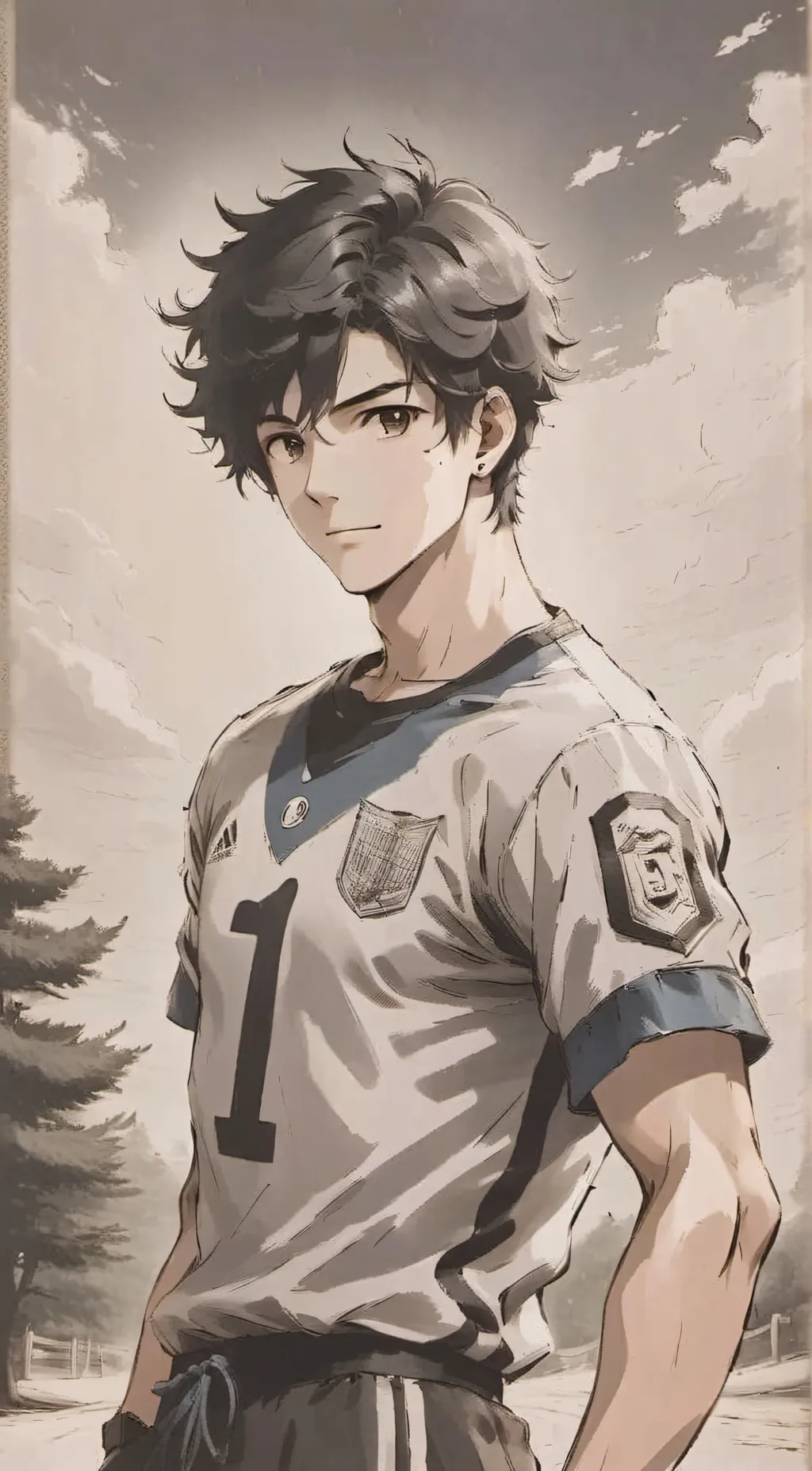 ai character: Aiden  background