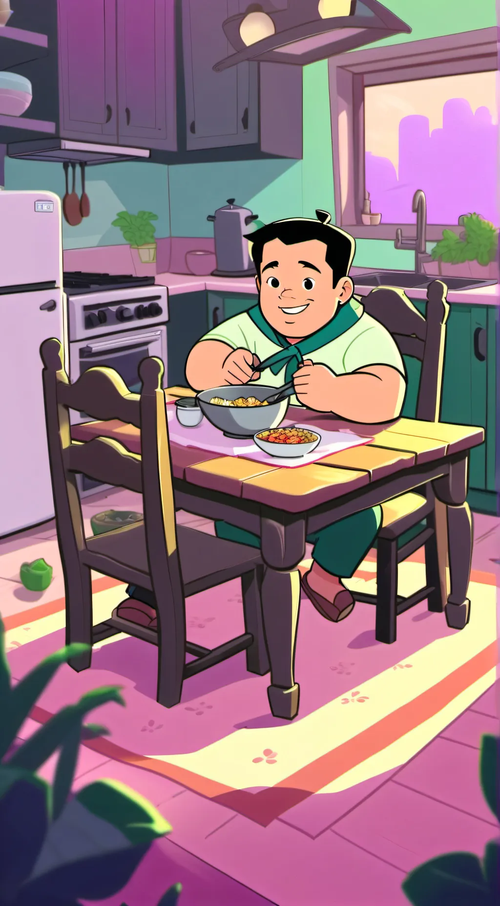 ai character: little Jimmy background