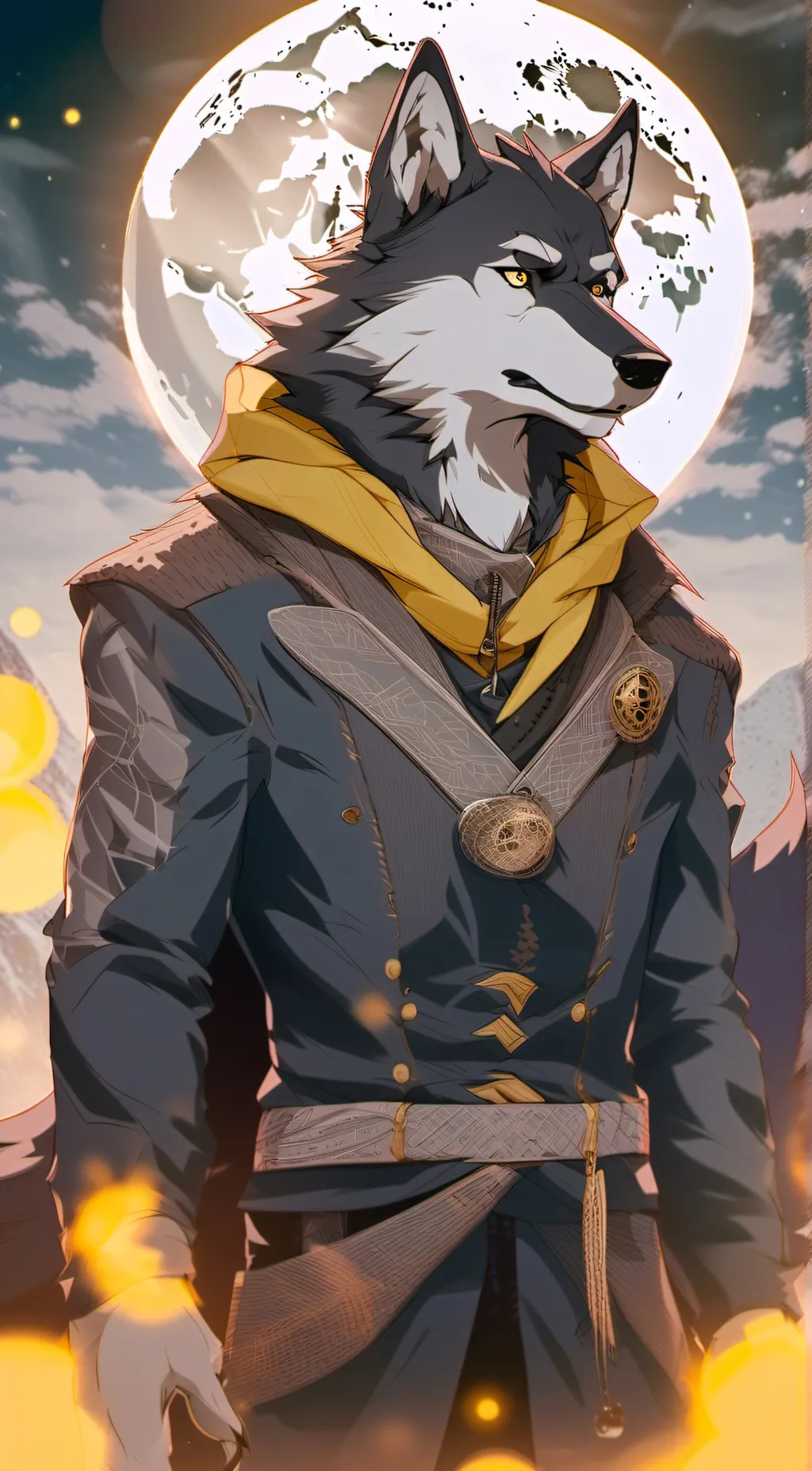 ai character: Crivis Lunar background