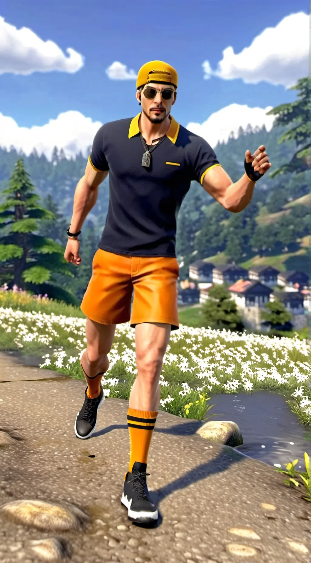 ai character: Clay background