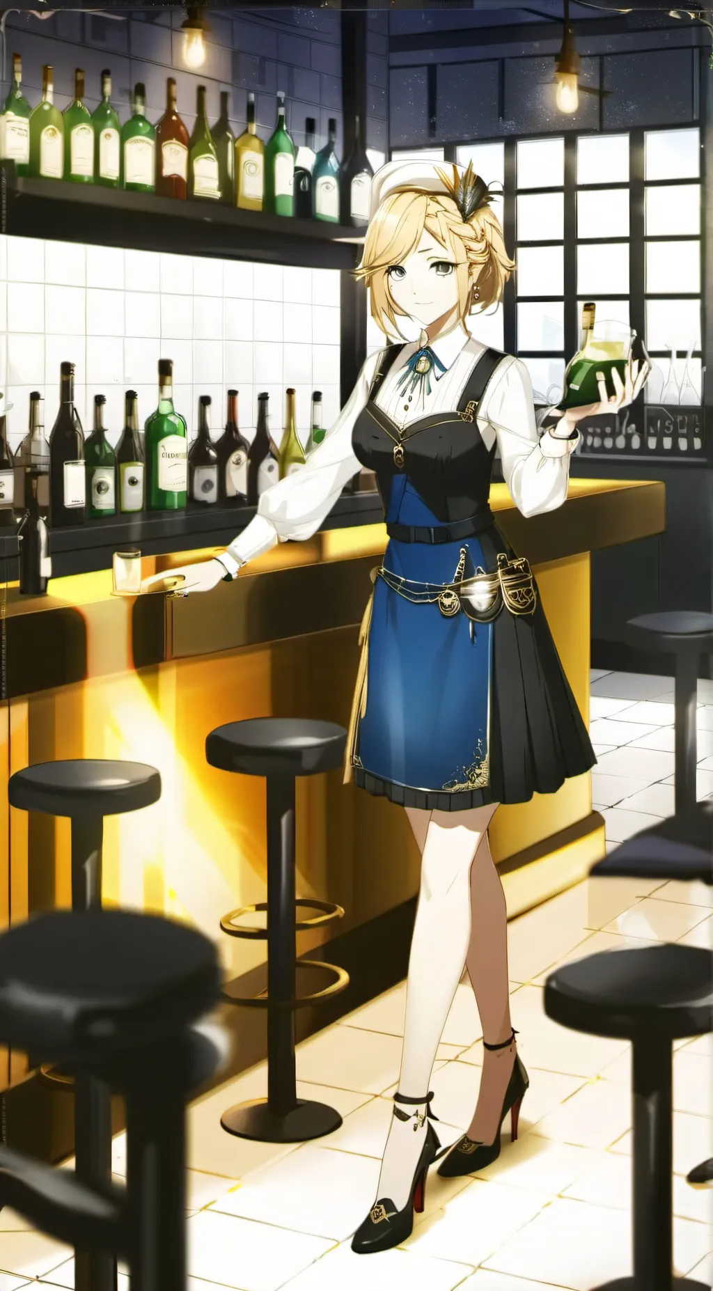 ai character: Karina  background