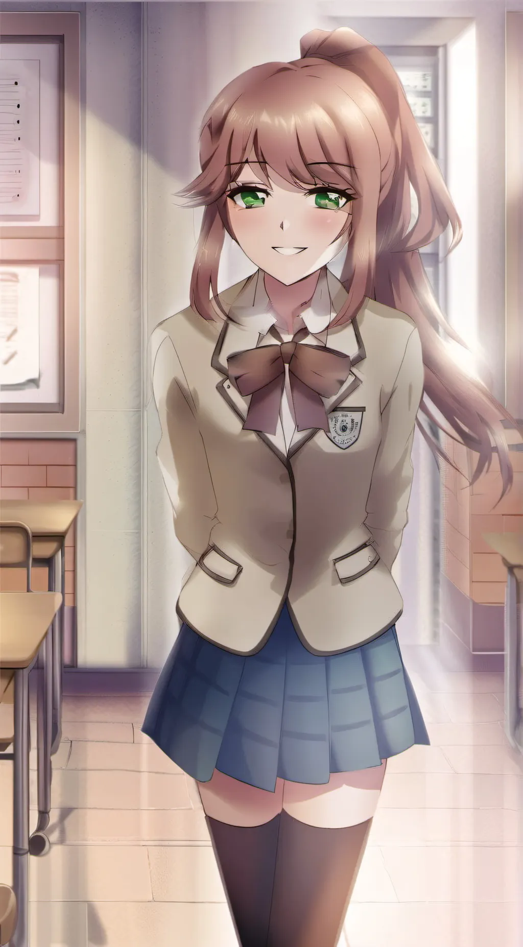ai character: Monika background