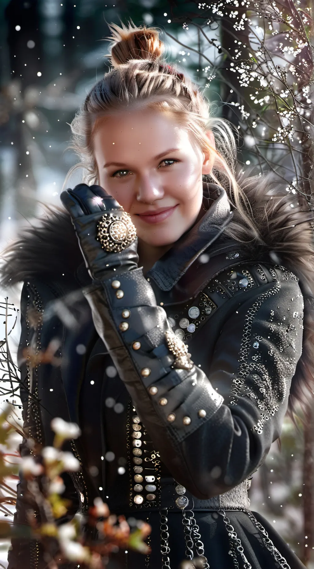 ai character: Belle  background