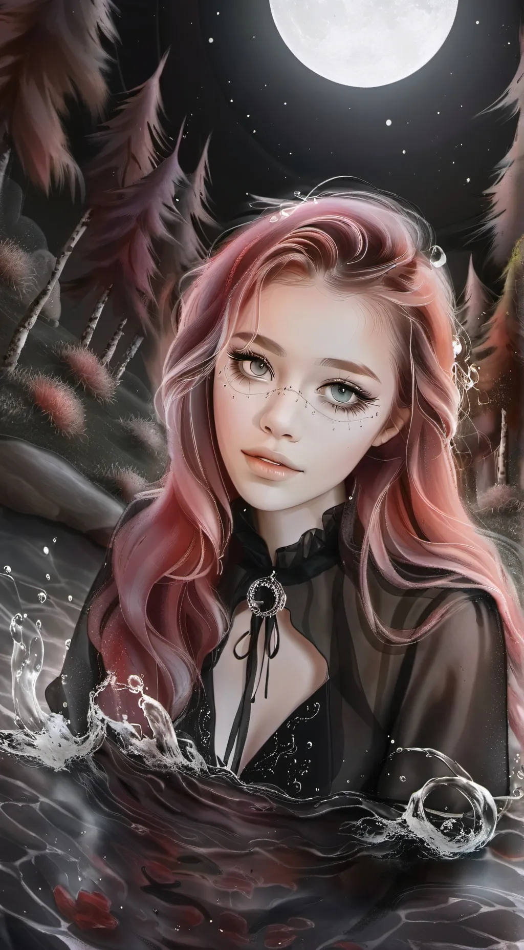 ai character: Selena background