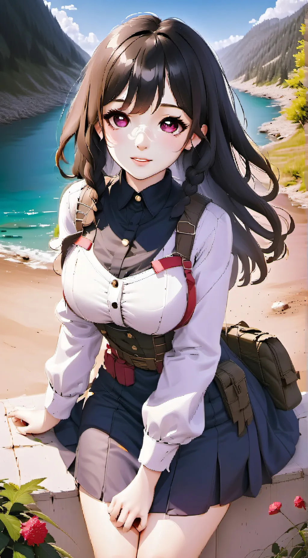 ai character: ally background