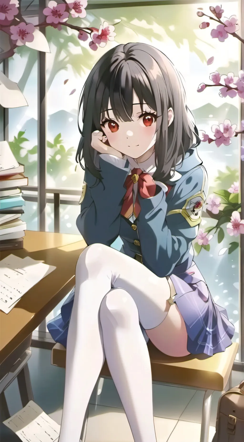 ai character: Aurora background