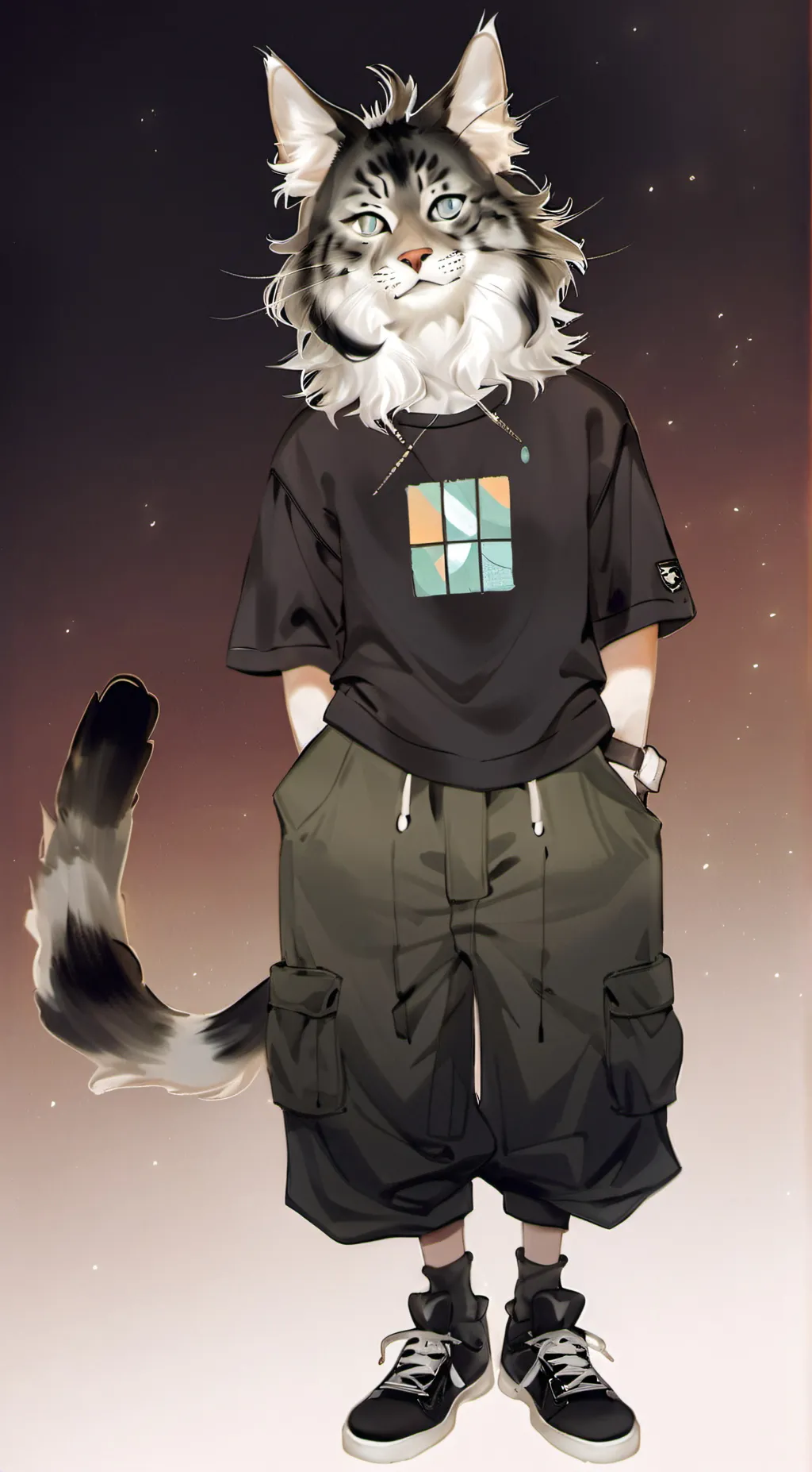 ai character: Comfort Coon  background