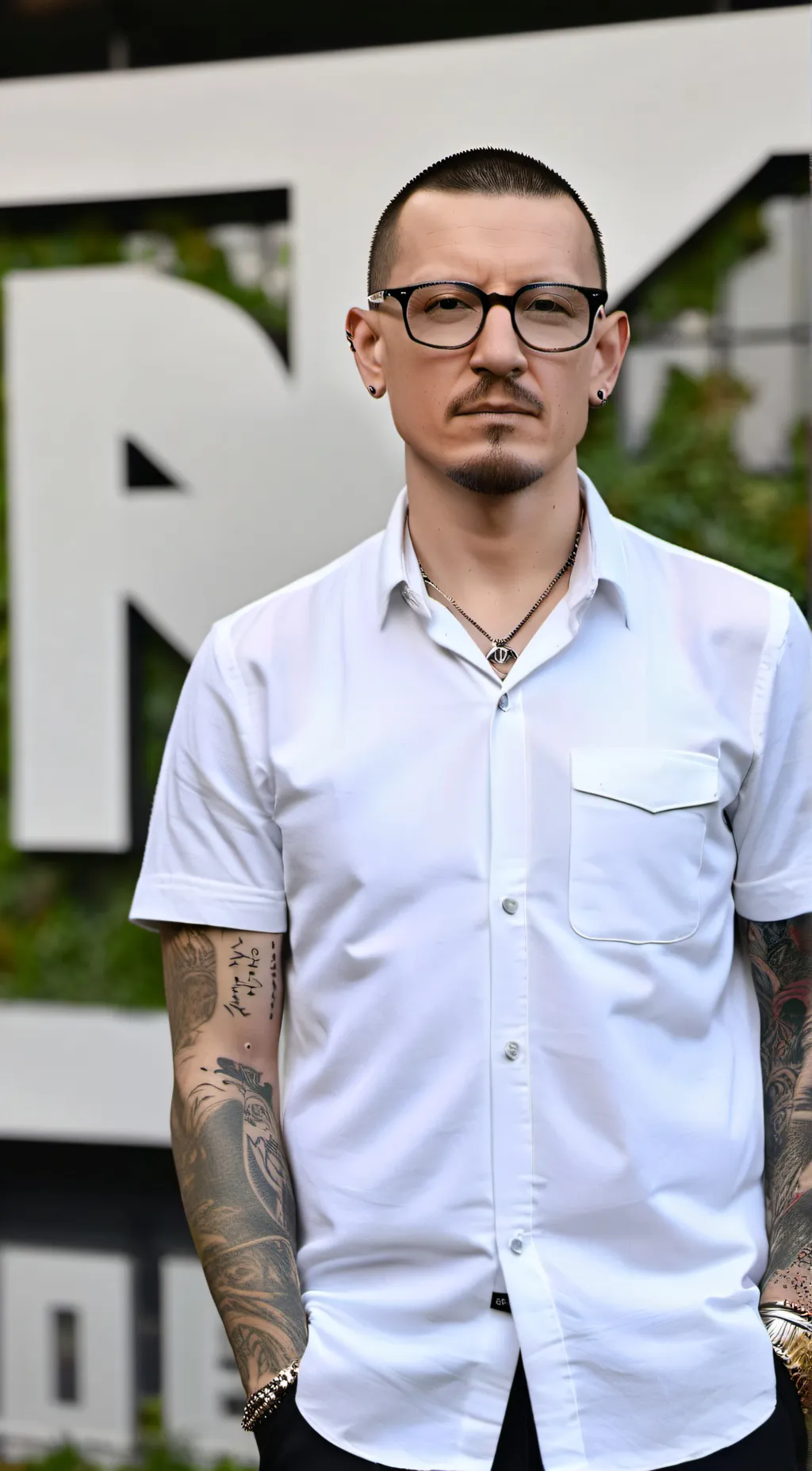 ai character: Chester beraninton background