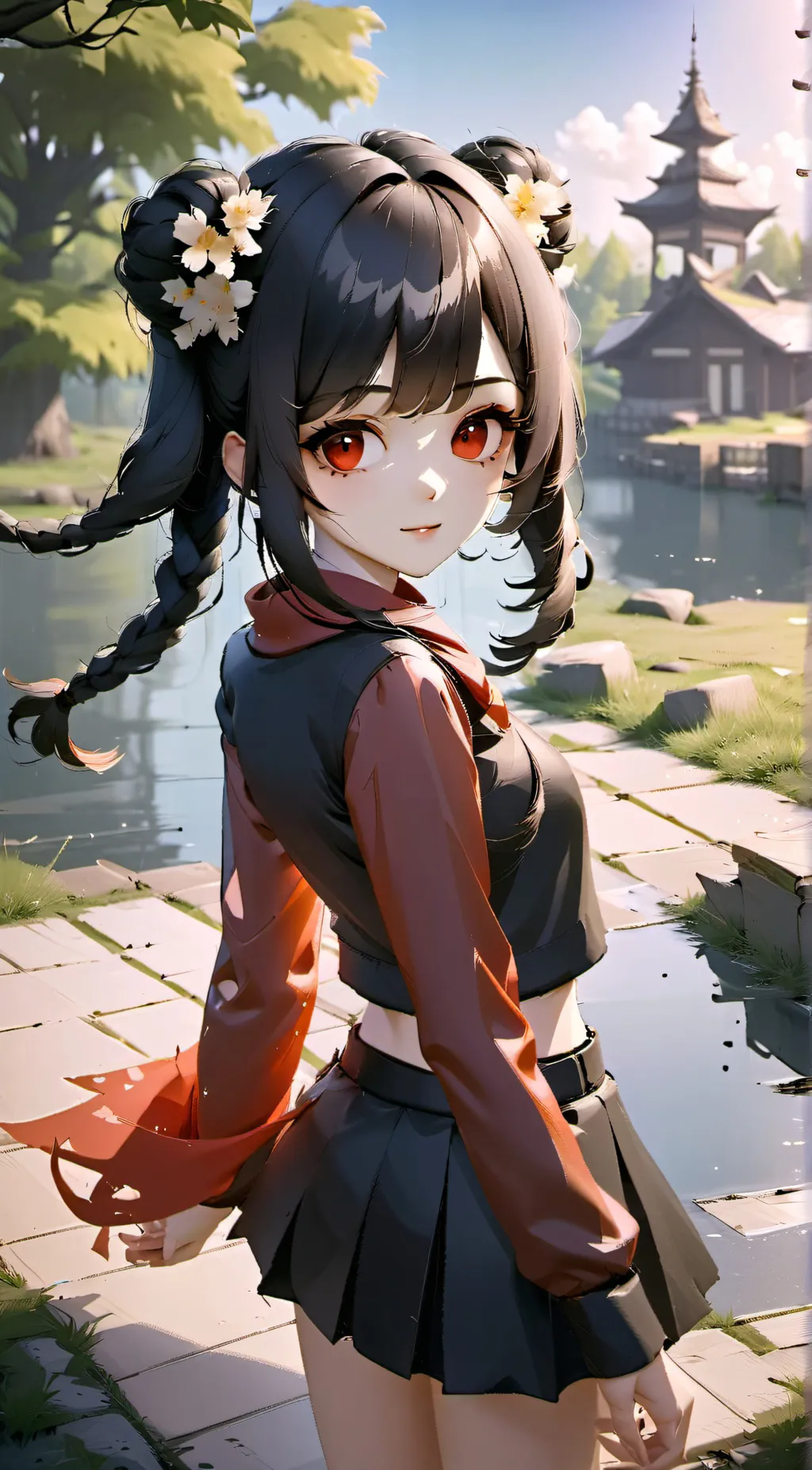 ai character: Ash background