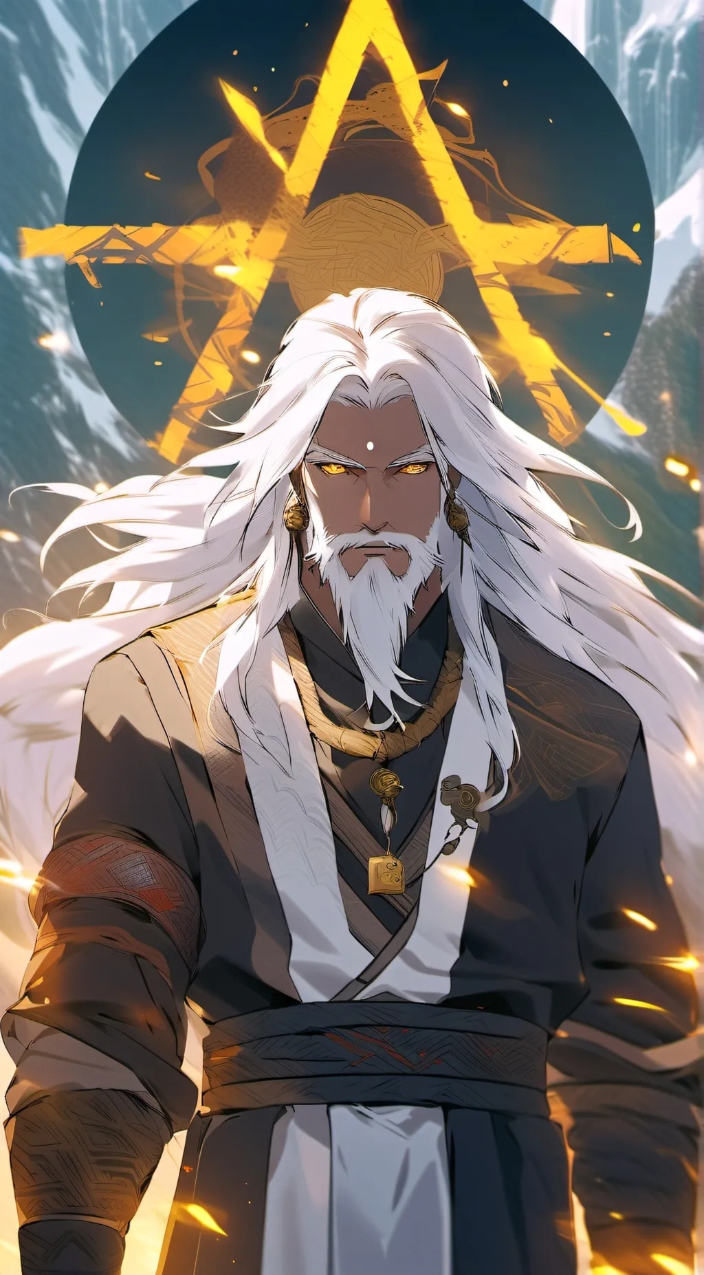 ai character: Yahweh Christ background