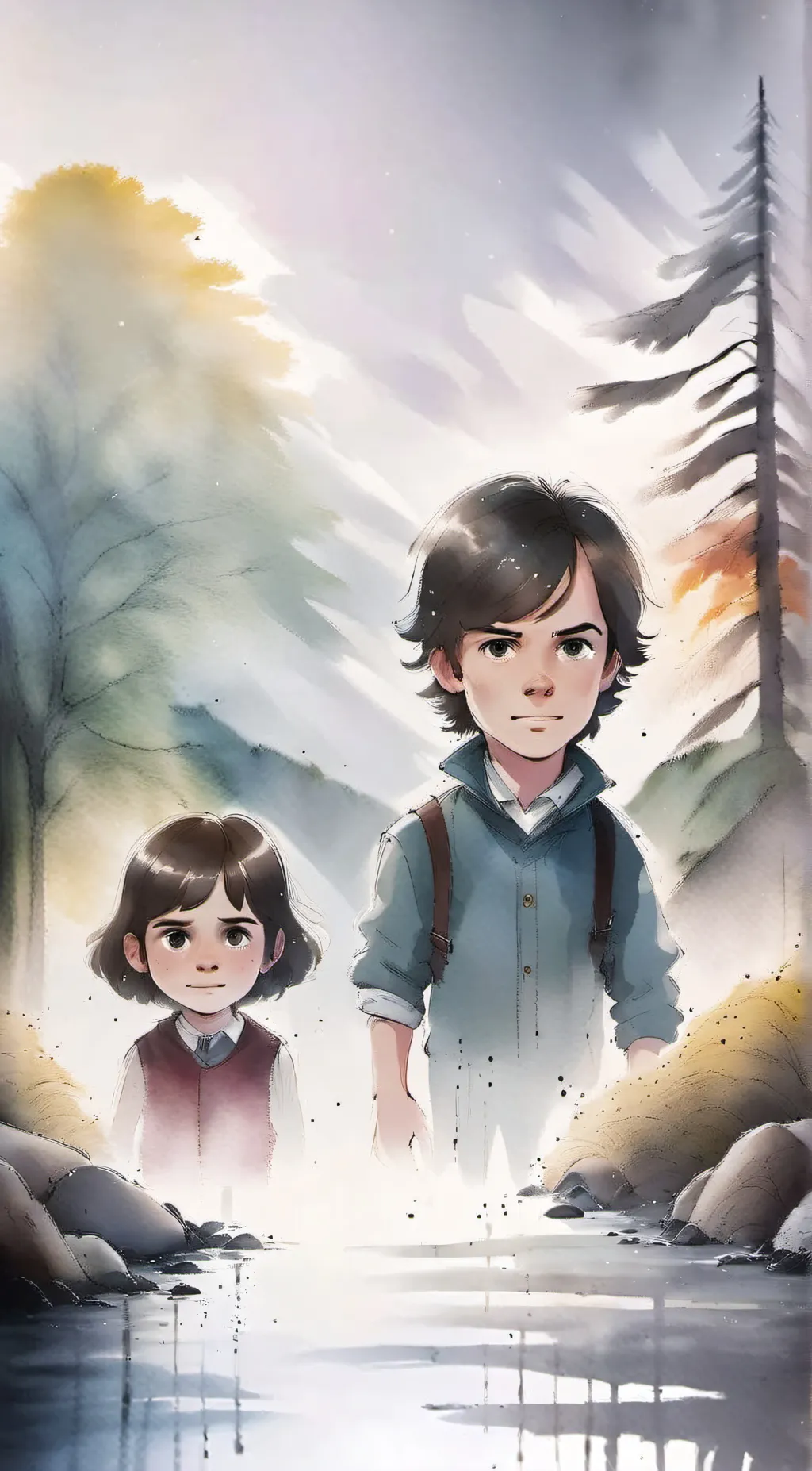 ai character: Stranger things  background