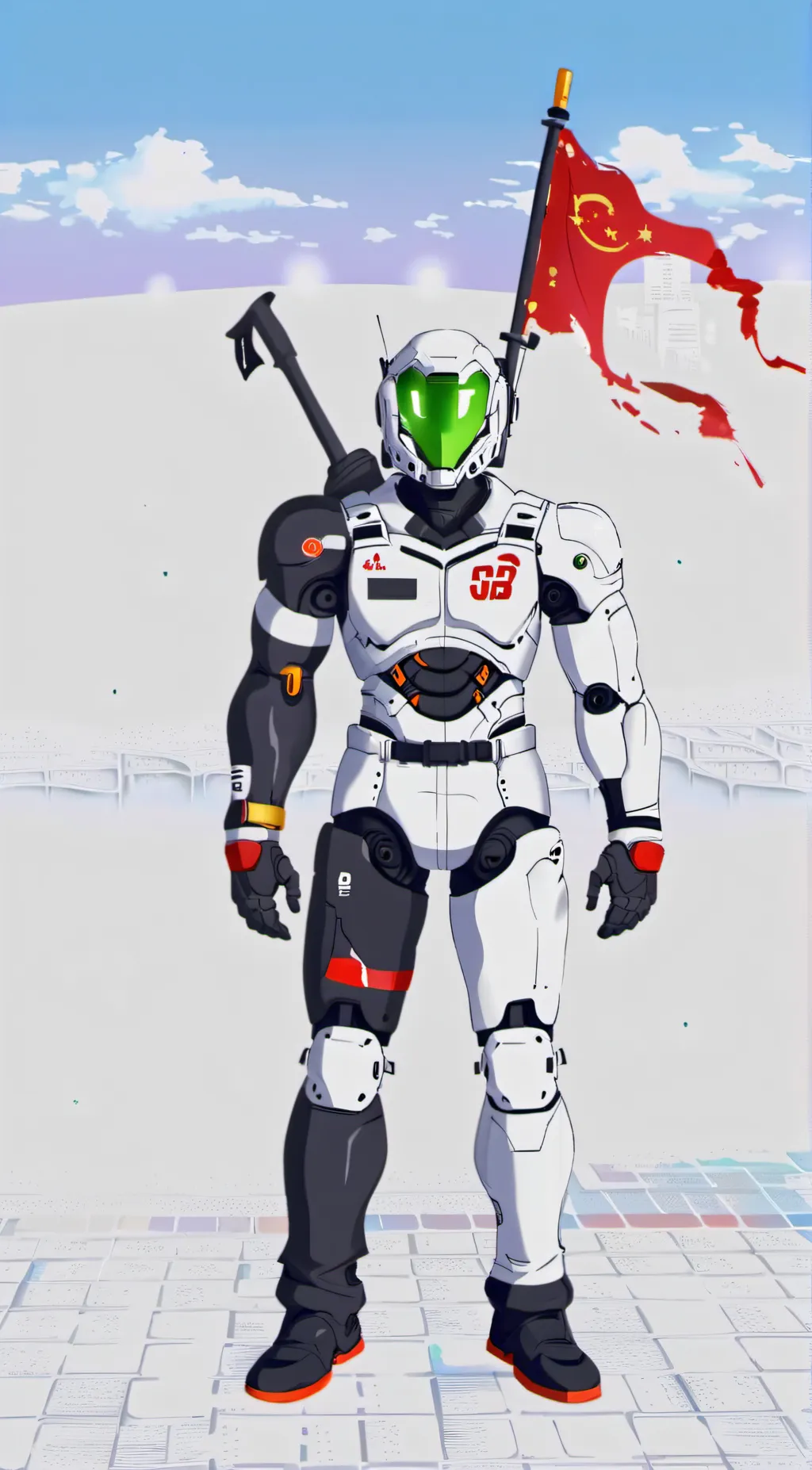 ai character: n murder drones  background