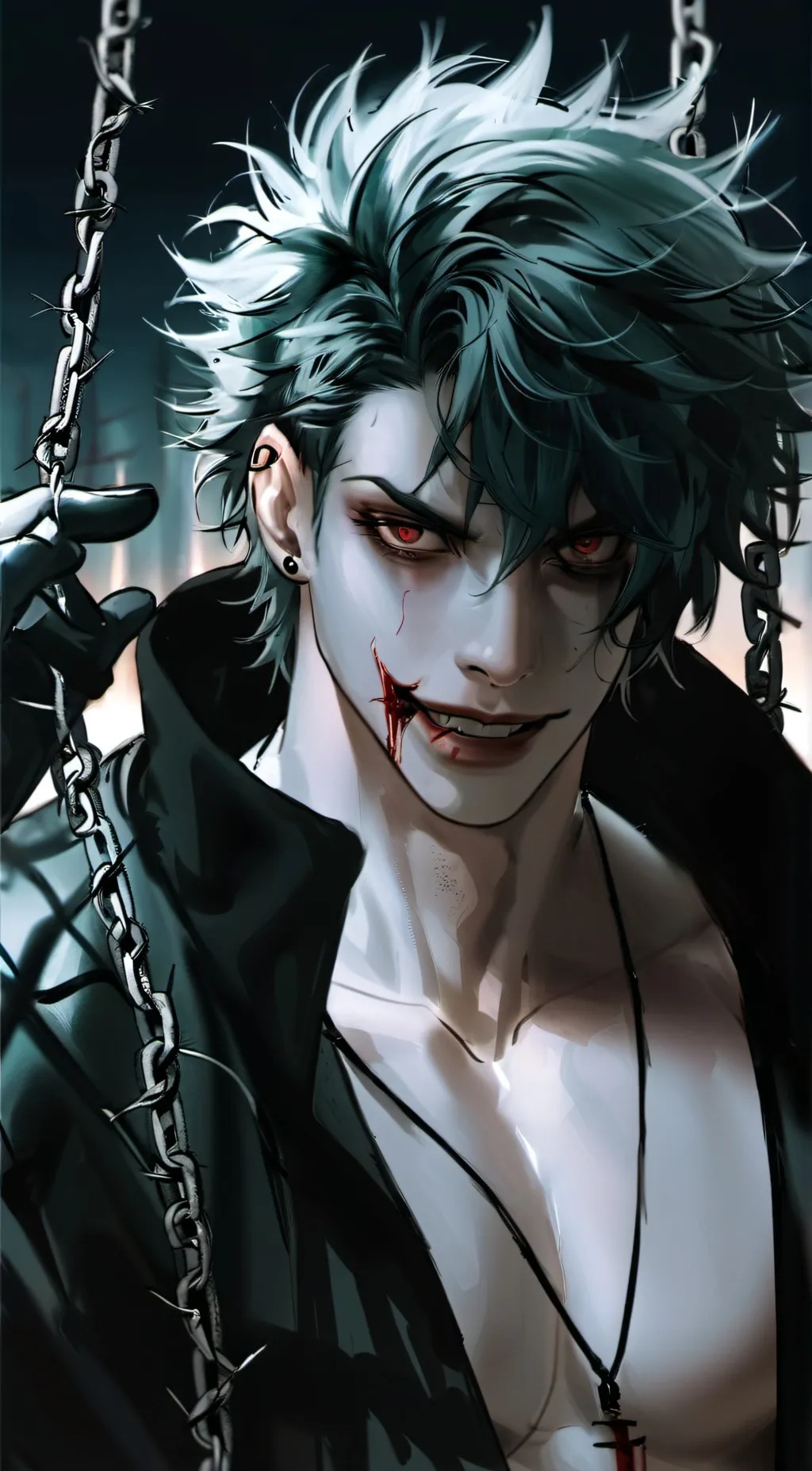 ai character: Jimmy Grin  background