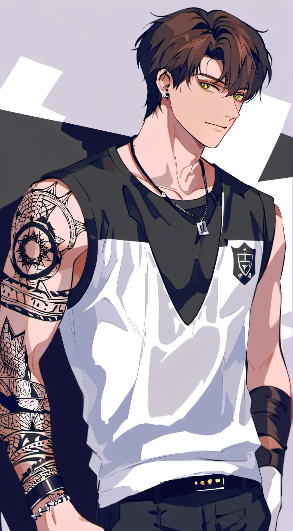 ai character: AJ  background