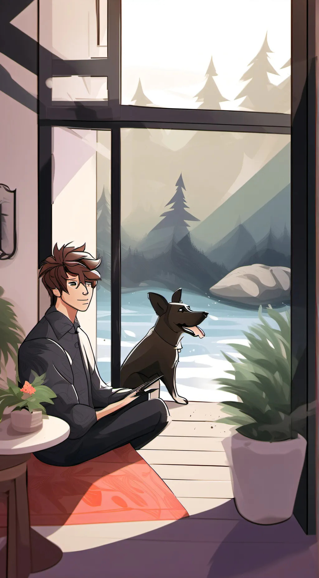 ai character: demon slayer background