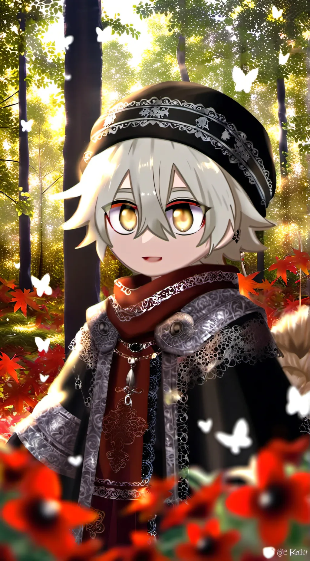 ai character: 喜羊羊 background