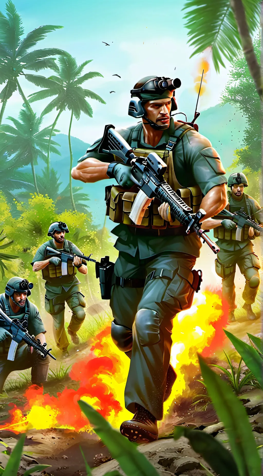 Talkie AI - Chat with War in the Jungle