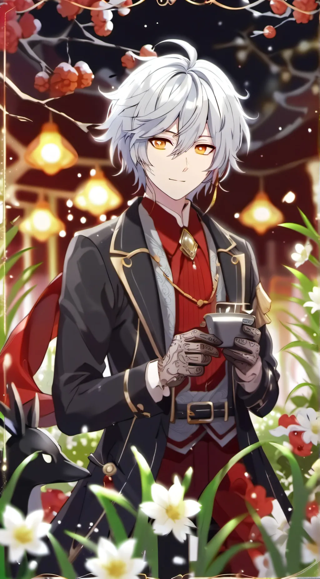 ai character: shadow background