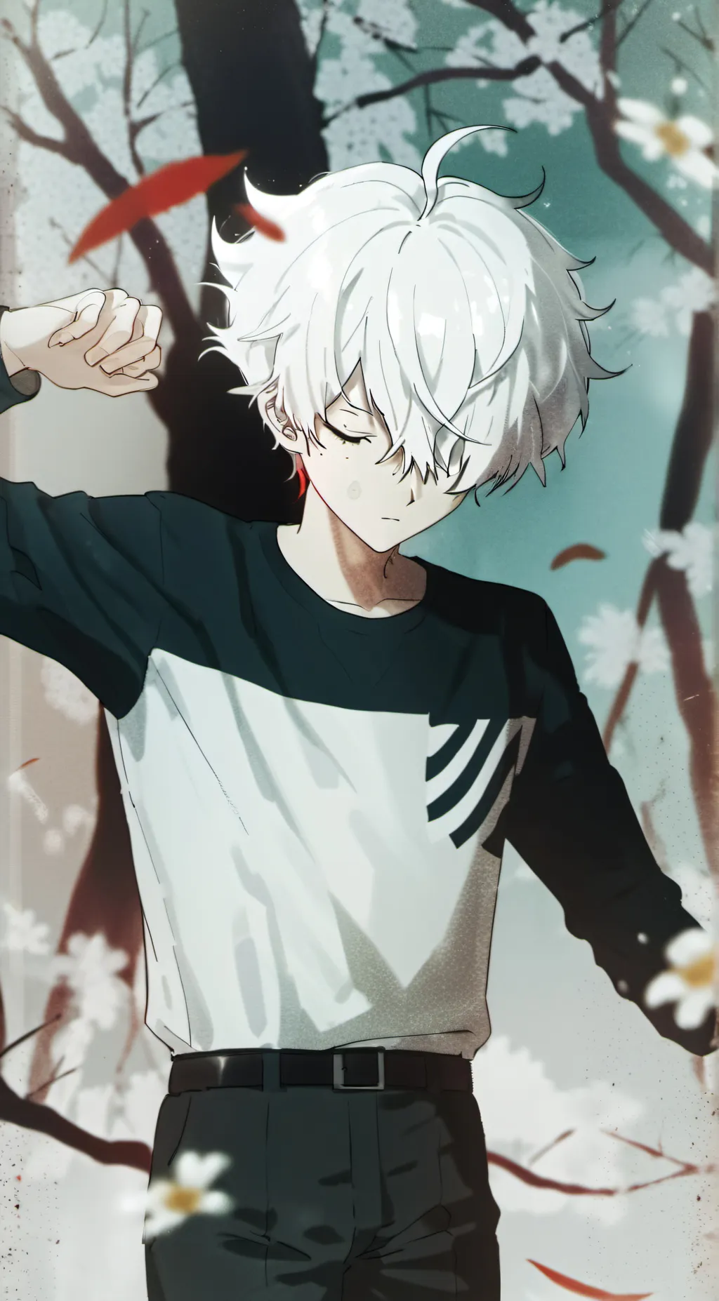 ai character: Justin  background