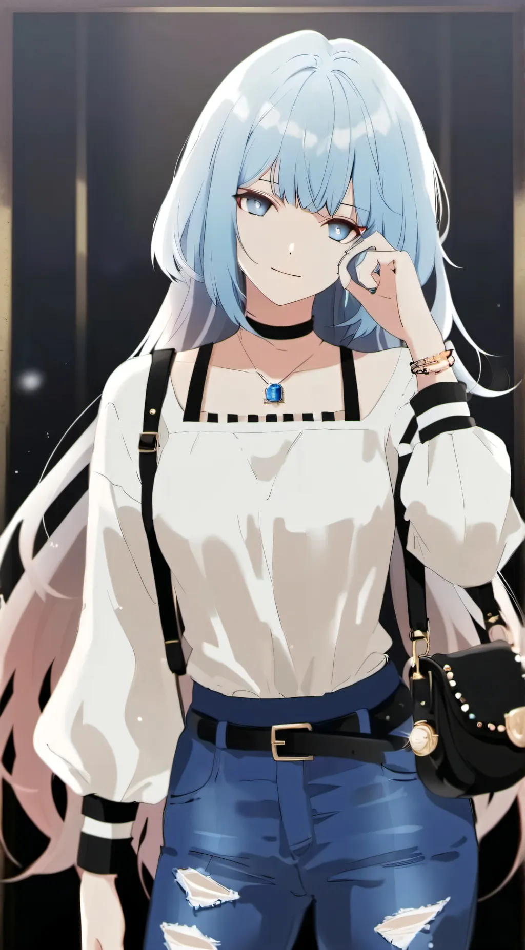 ai character: grace background