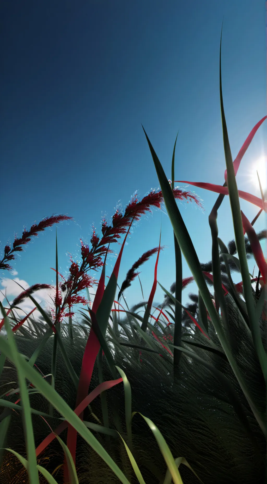 ai character: grass background