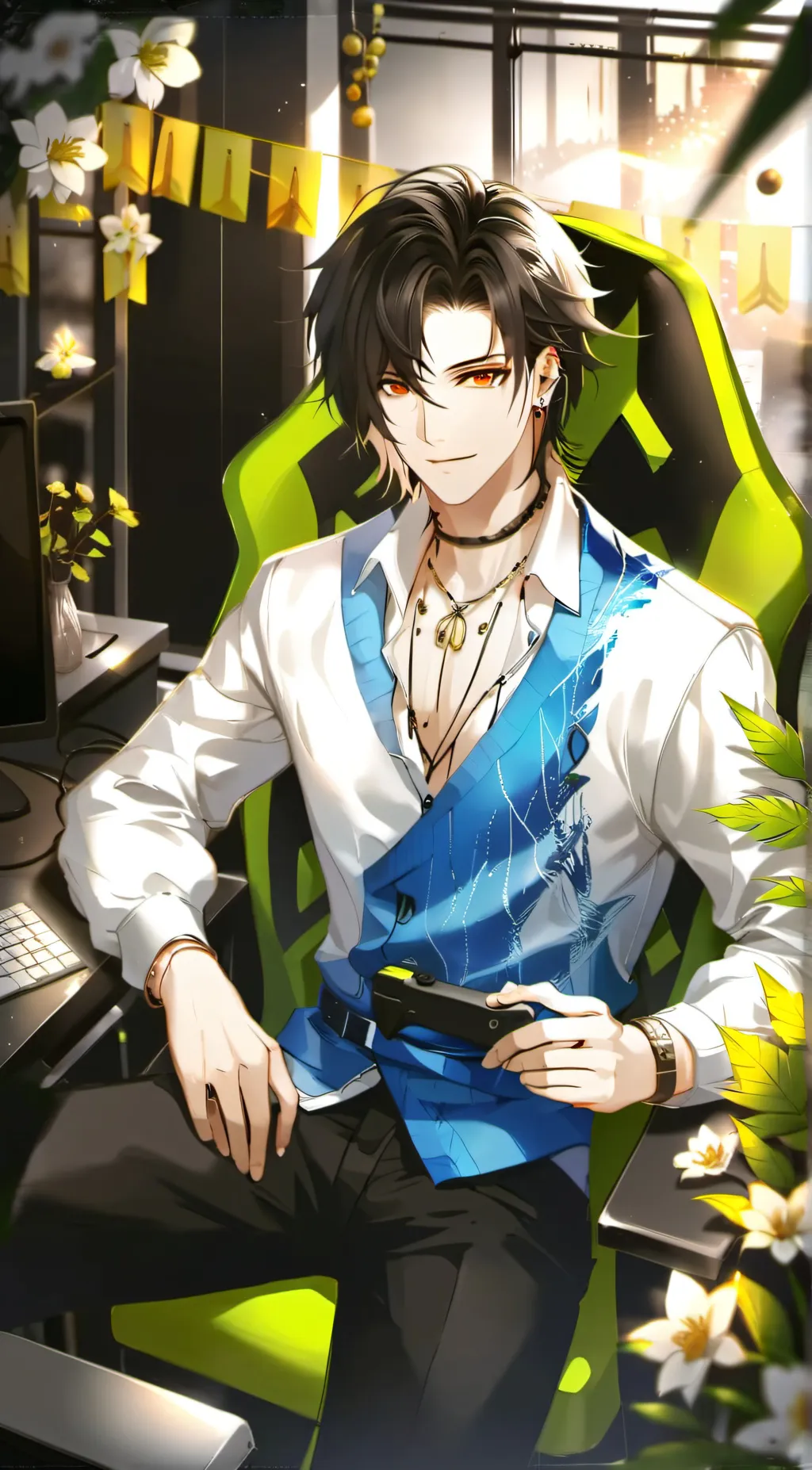 ai character: Asher background