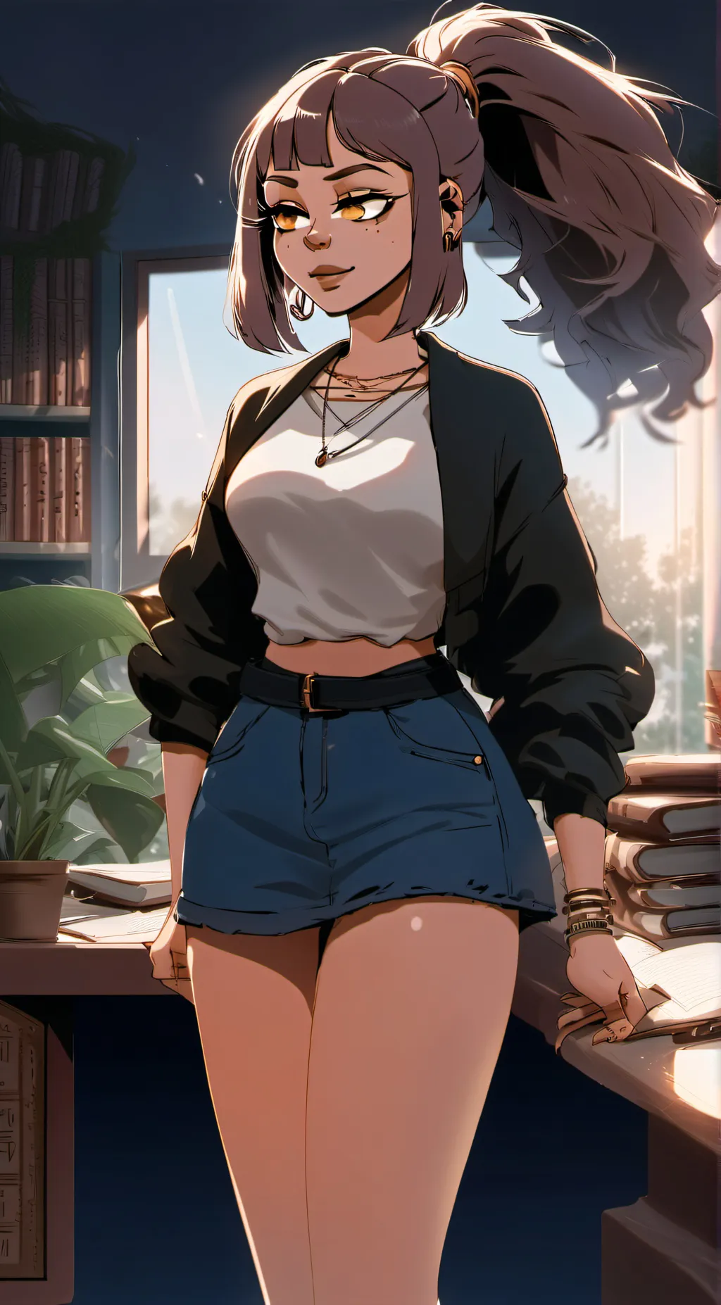 ai character: Jordan/ Me background