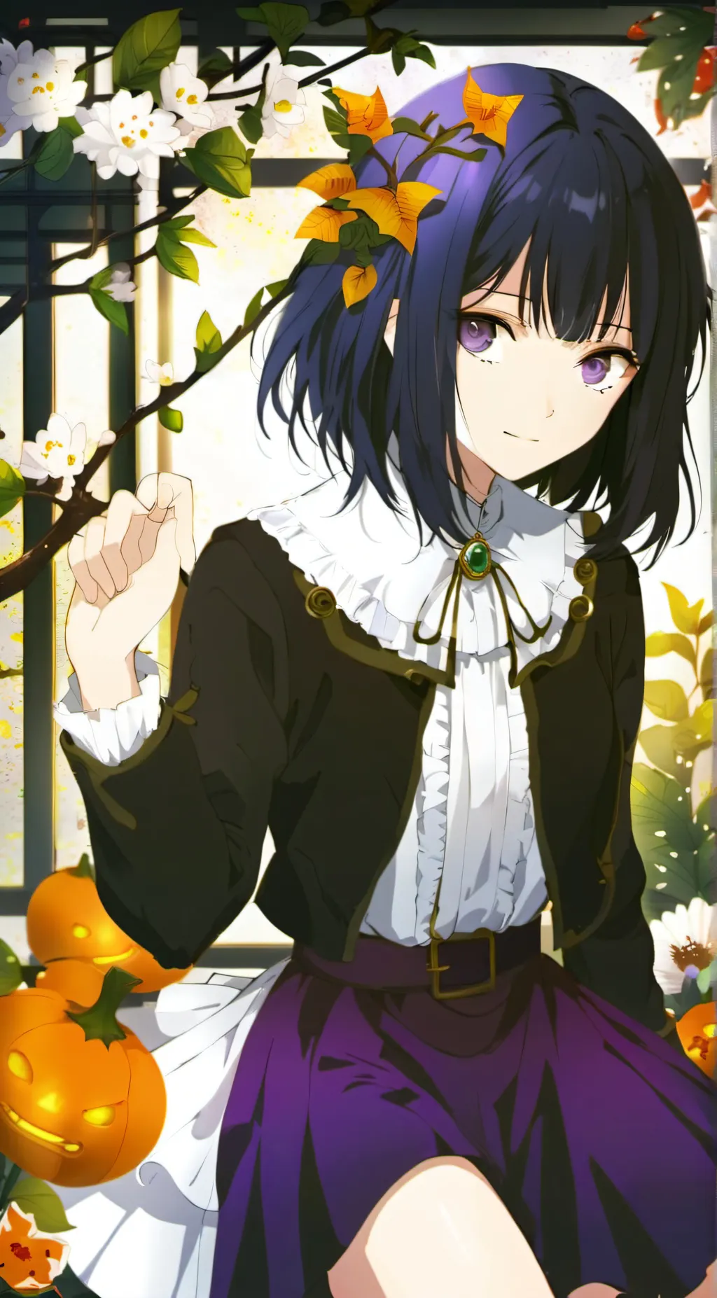 ai character: Shinobu ur gf background