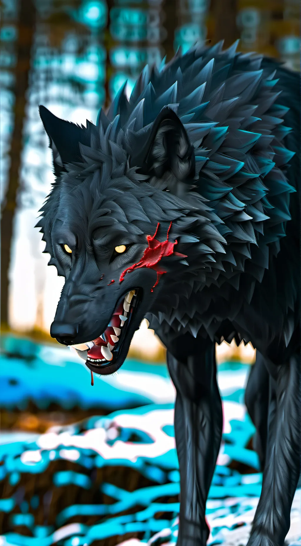 ai character: shadow  background