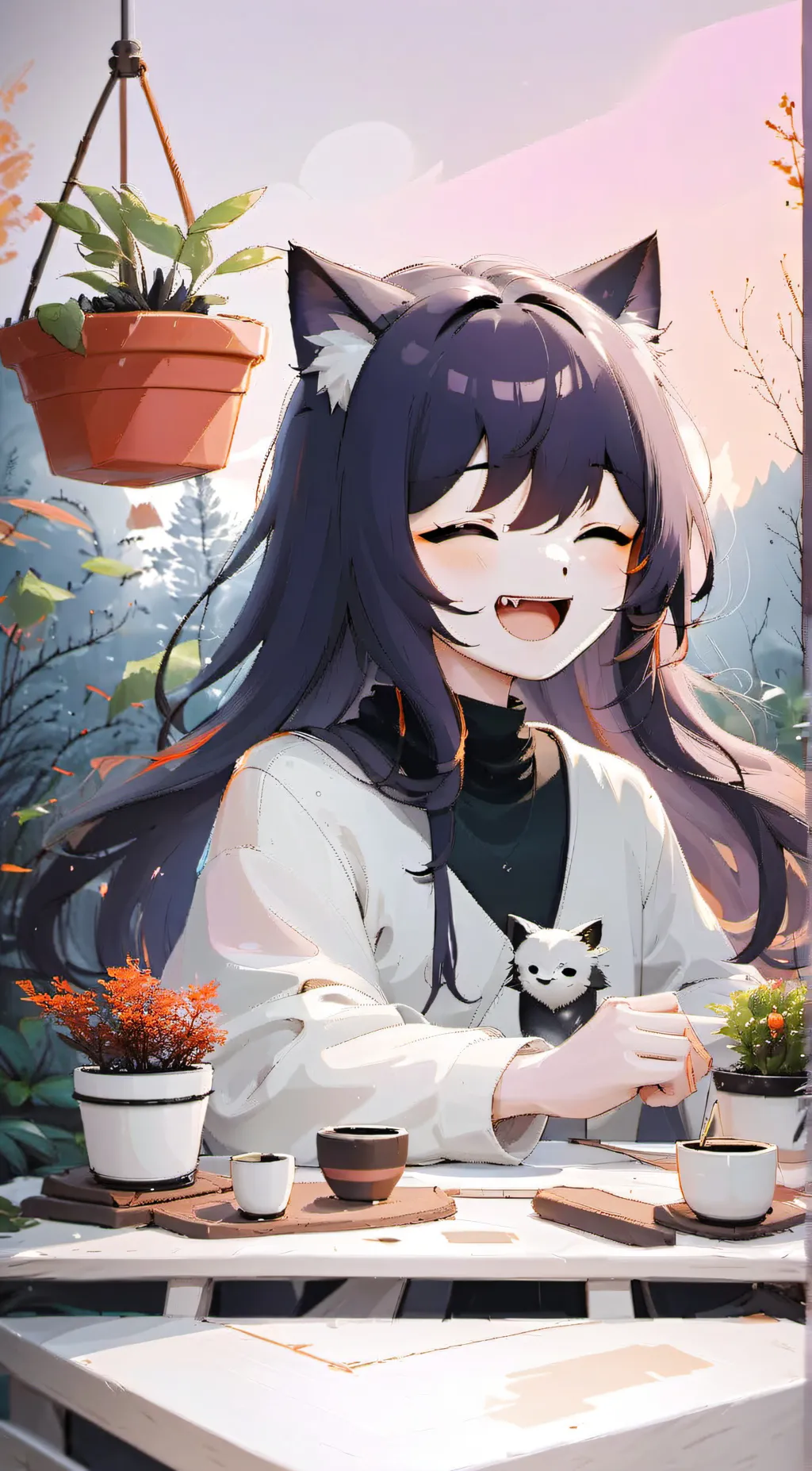 ai character: Yukimochi background