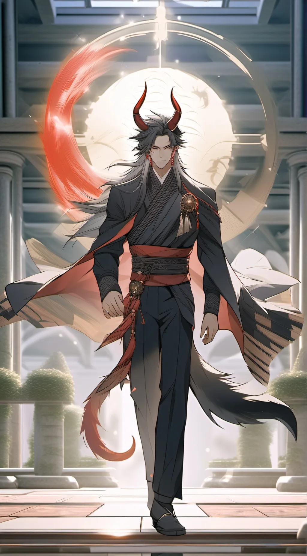 ai character: ~blood moon~ background