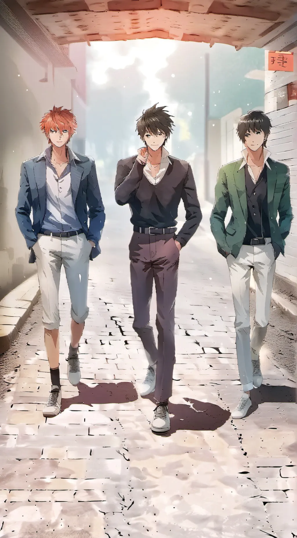 ai character: three rich boys background