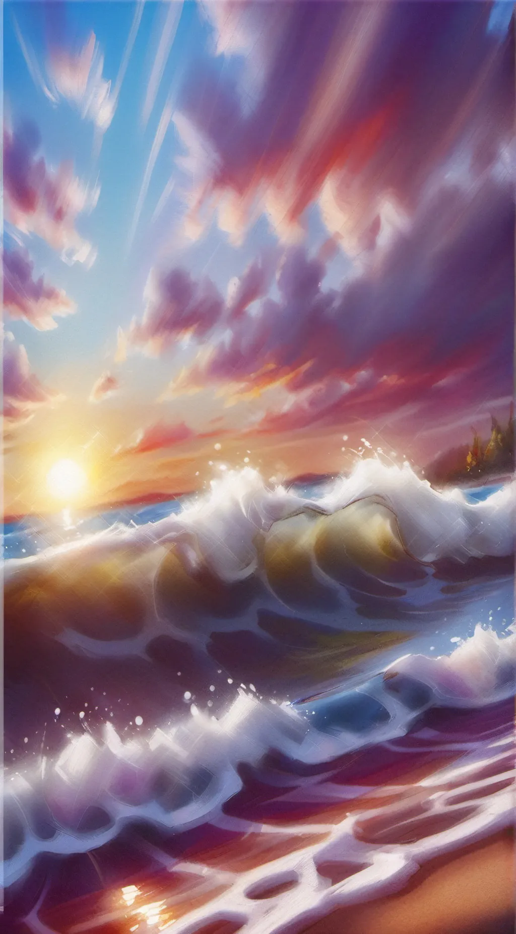 ai character: smiling critters background