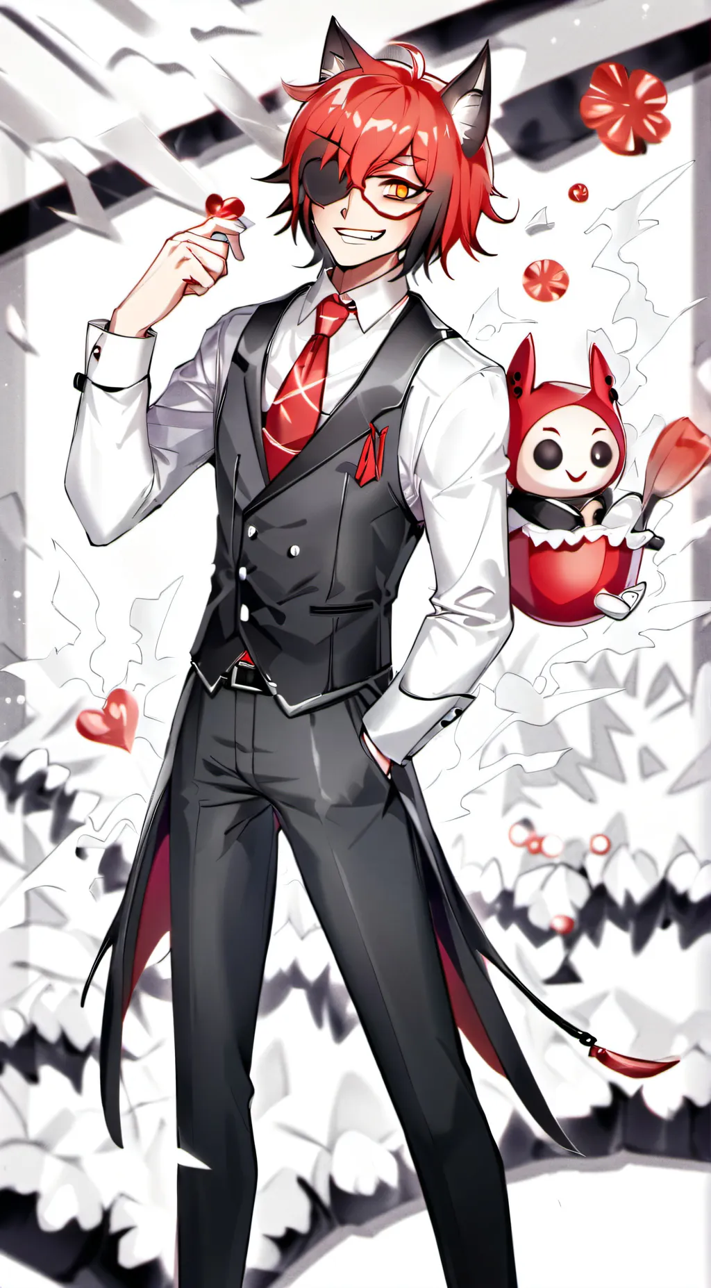 ai character: Alastor  background