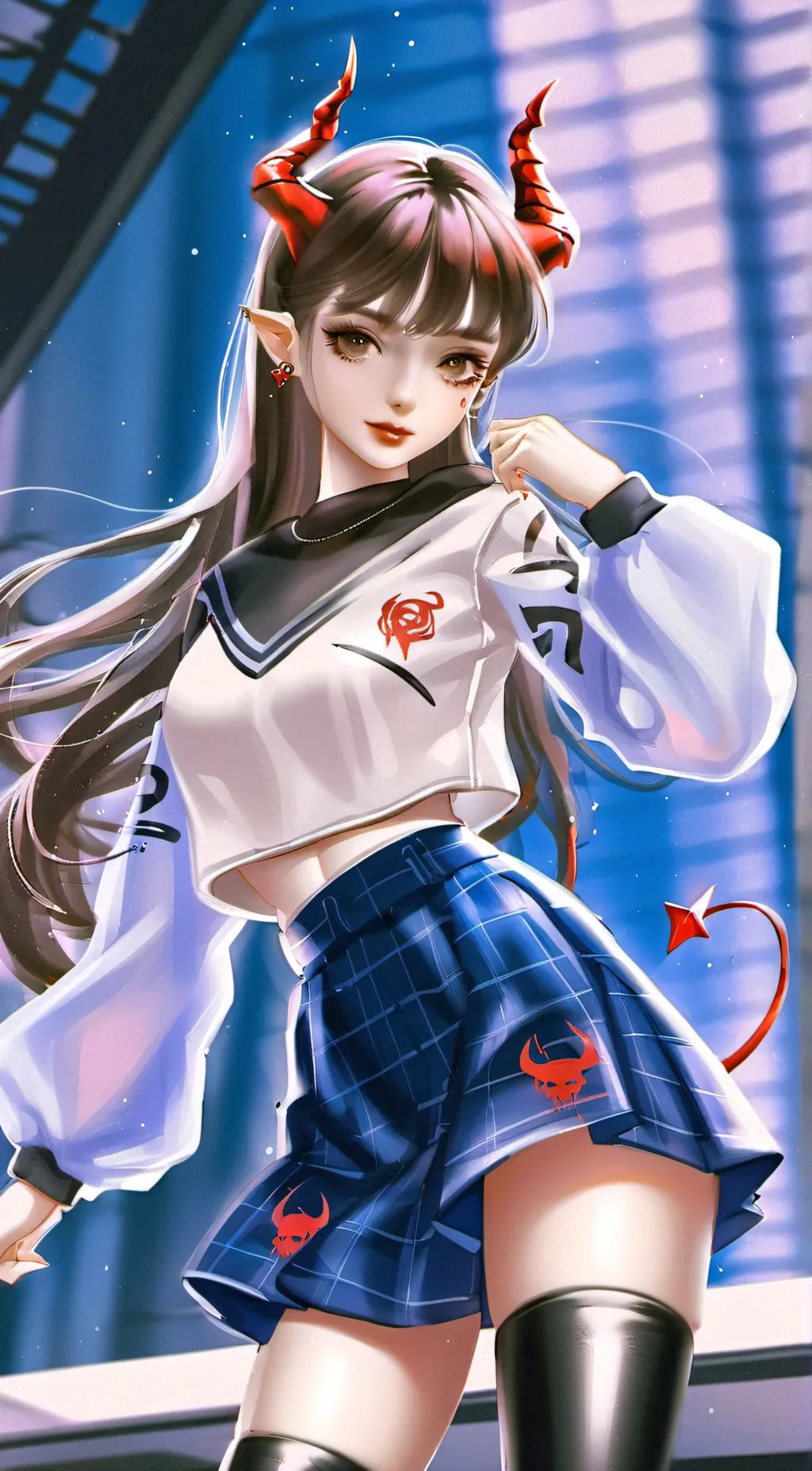 ai character: Habzin prom background