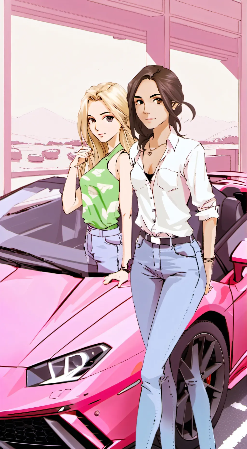 ai character: 🤷‍♀️ background