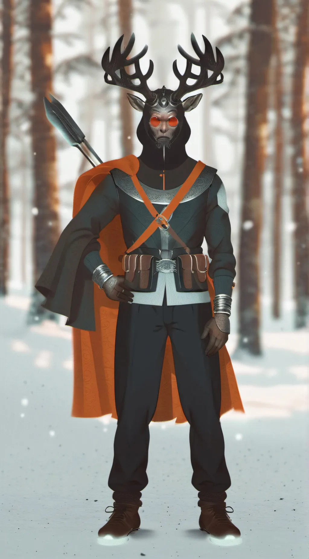 ai character: Titan Speakerman  background