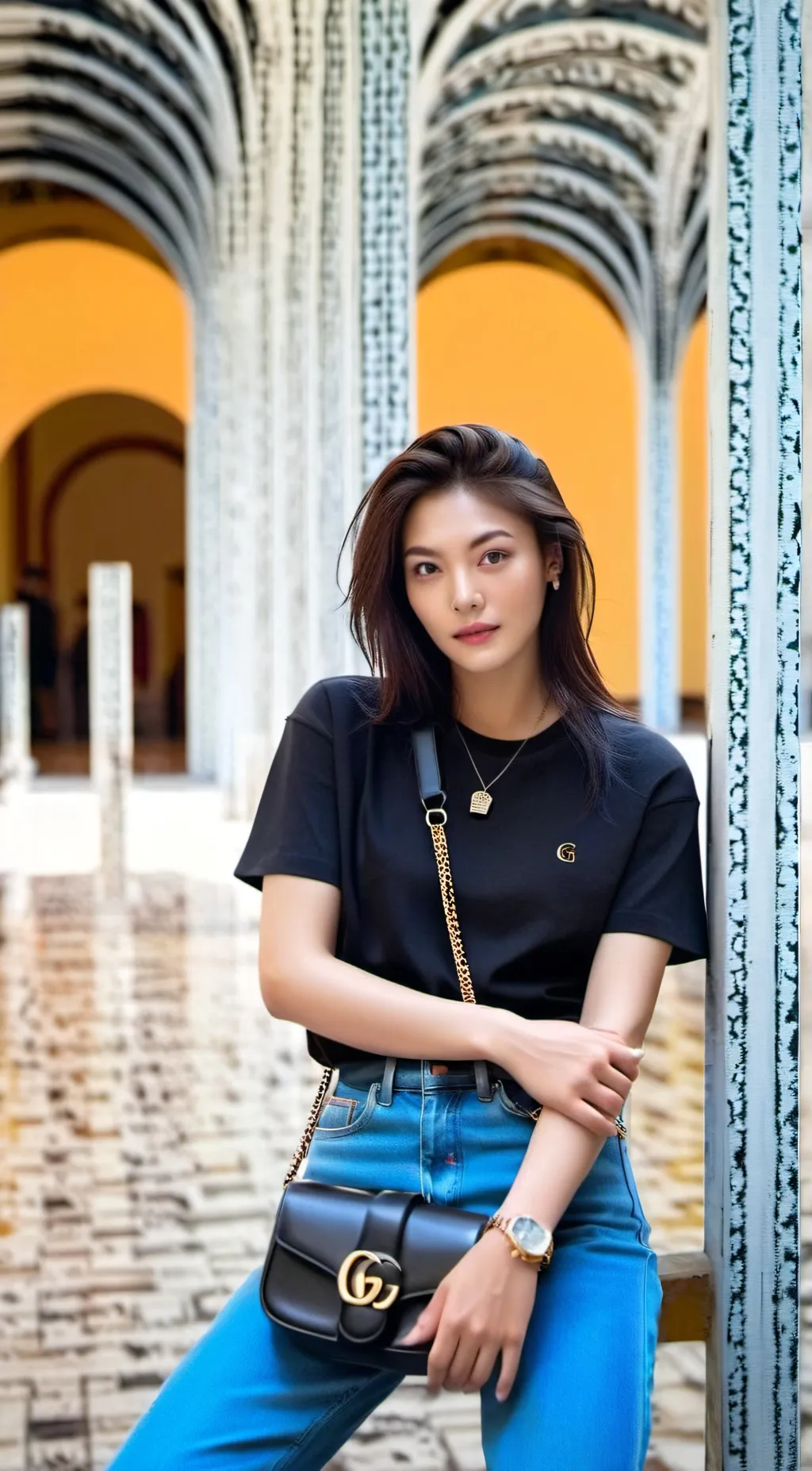 ai character: Faye  background