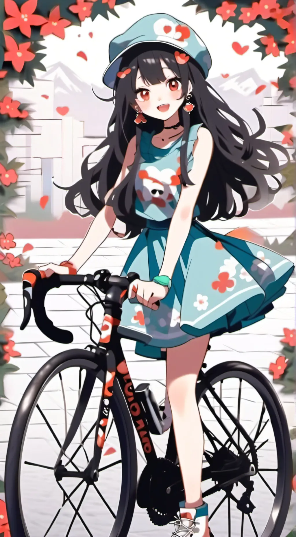 ai character: Rose background