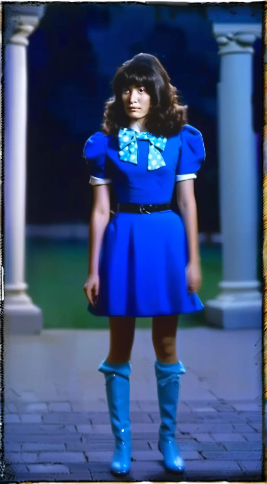 ai character: Lucy van pelt  background