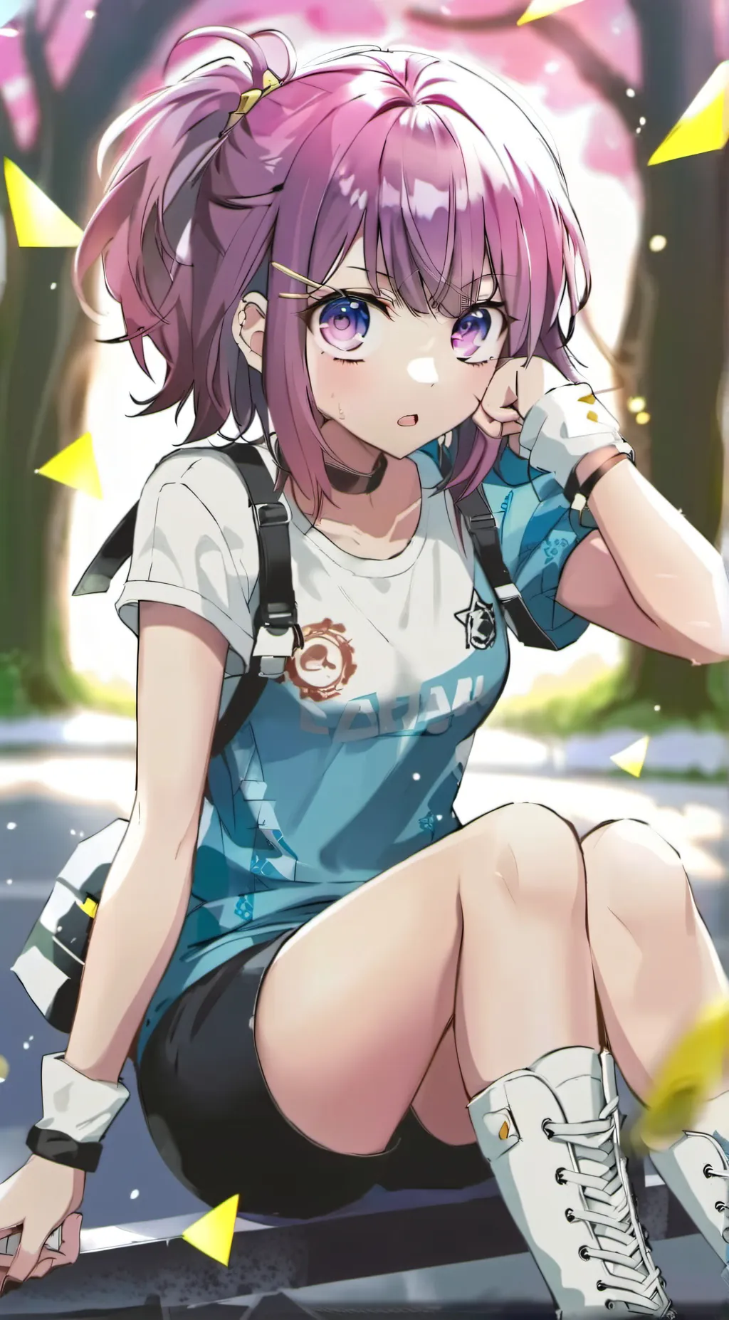 ai character: Yui Watanabe background