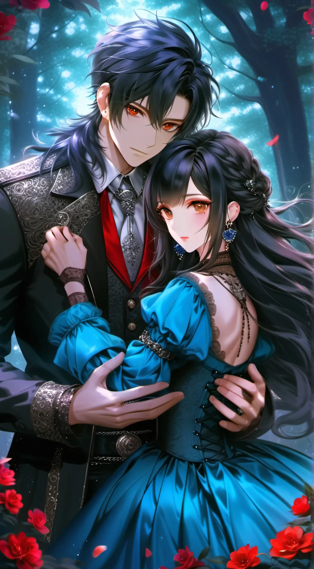 ai character: Hikari  background