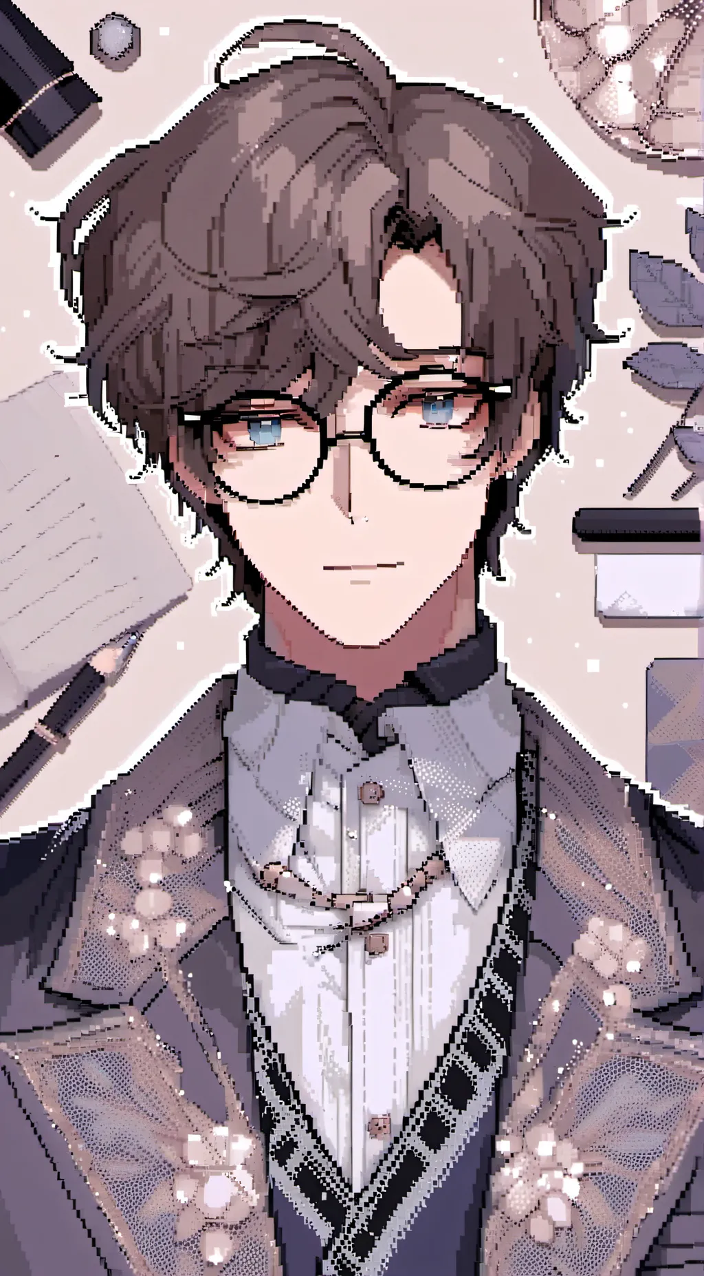 ai character: David kushner  background