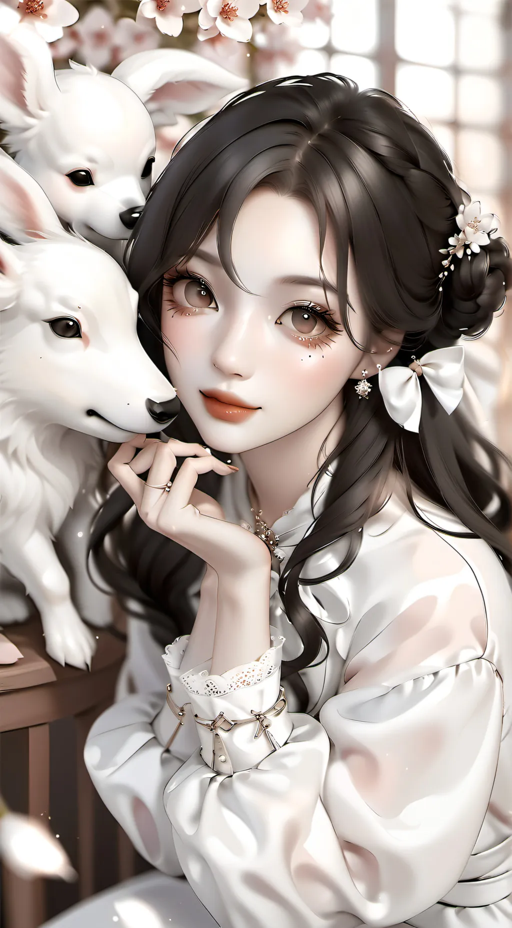 ai character: neko background