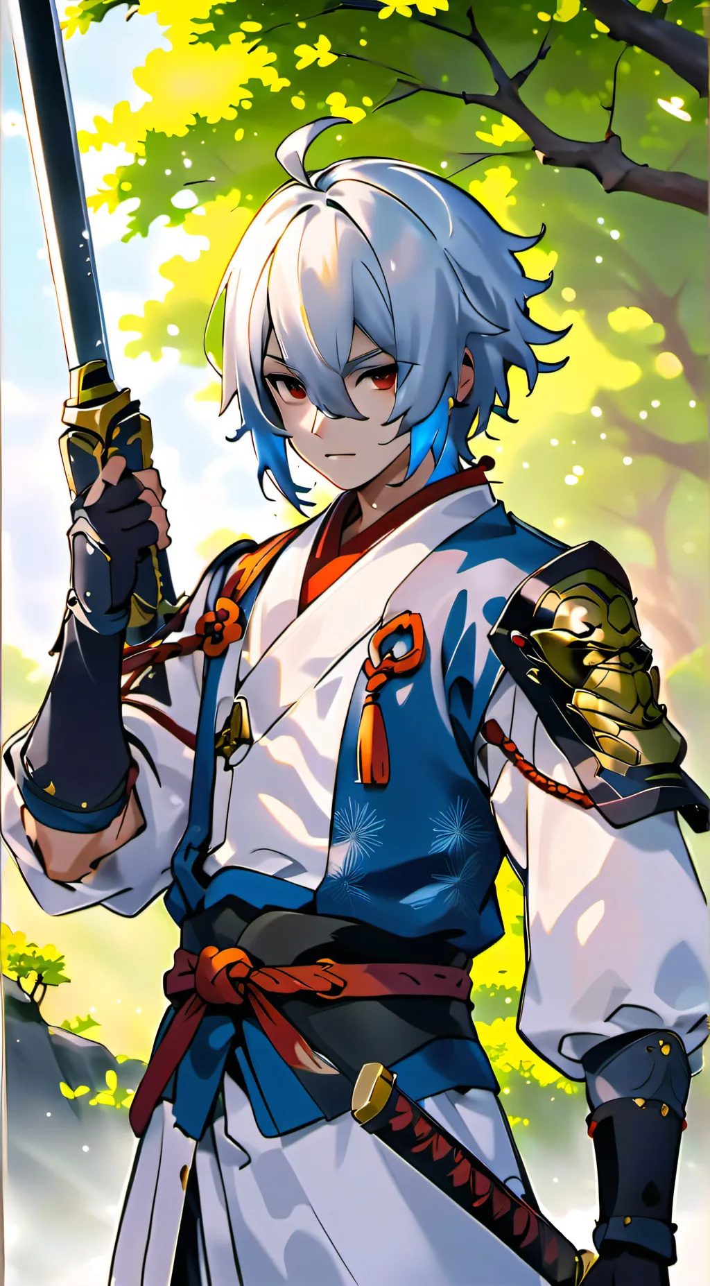 ai character: Fukuma Ookami background