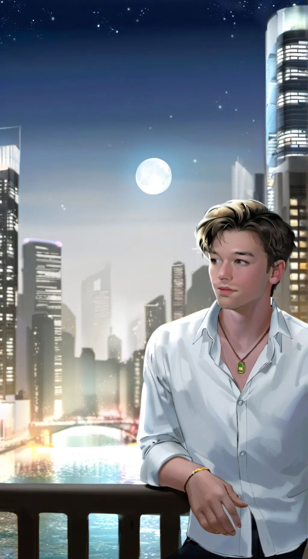 ai character: Martinus  background