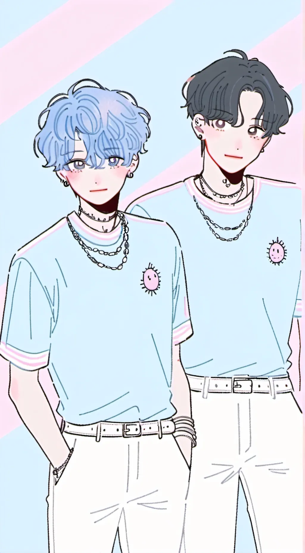 ai character: nick and josh  background