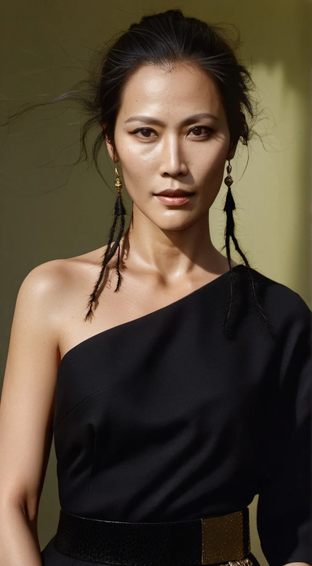 ai character: yellow sunshine background