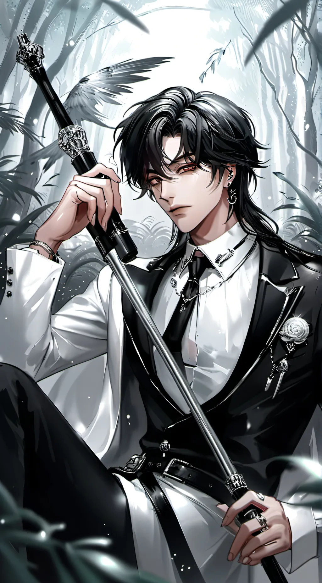 ai character: Hunter background